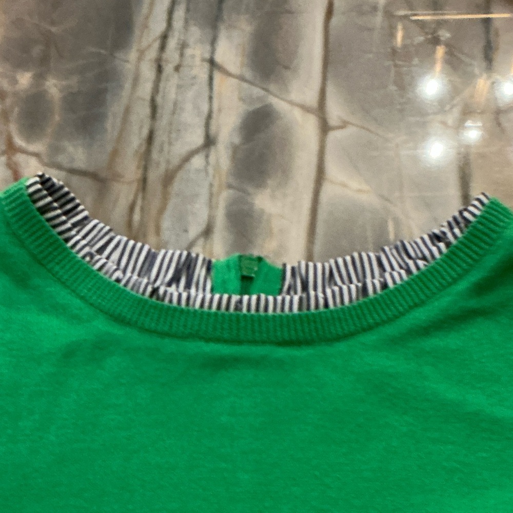 Crown & Ivy Green Sweater with Striped Detail - Picture 5 of 7